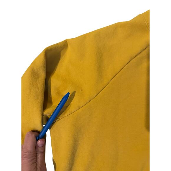 Born Primitive Cropped Crewneck Sweatshirt – Mustard Yellow Size L CrossFitStyle - Picture 5 of 8